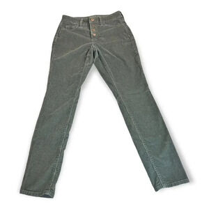 Universal Thread Womens Blue High Rise Skinny Corduroy Button Fly Jeans Sz 00/24